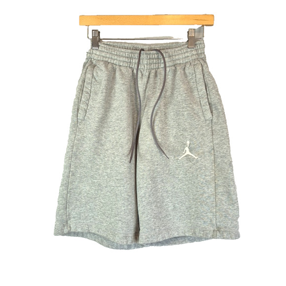 Nike Air Jordan Shorts Men Medium Cotton Blend Basketball Gray AA5613-063 - Picture 1 of 12